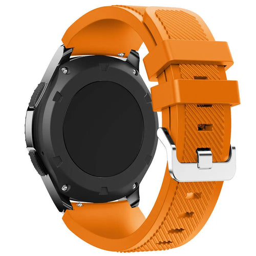 Bracelet silicone sergé OnePlus Watch 3 - 46mm (orange)