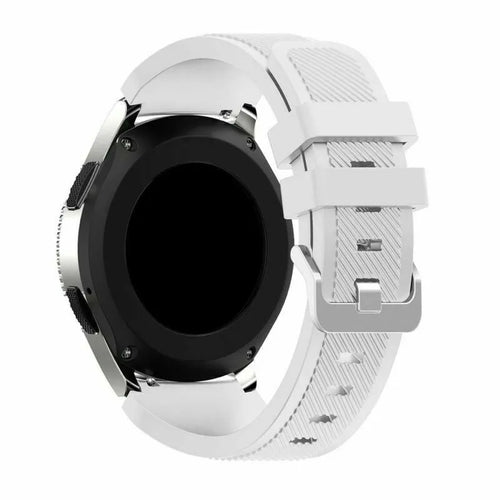 Bracelet silicone sergé Suunto Run (blanc)