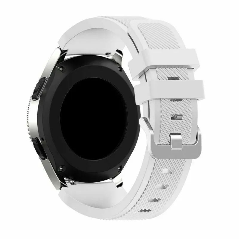 Bracelet twill silicone Gard Pro Health Smartwatch 3 - 48mm (blanc)