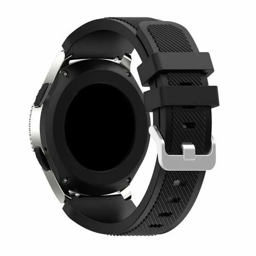Amazfit Bip U (Pro) Twill Silicone Strap (Black)