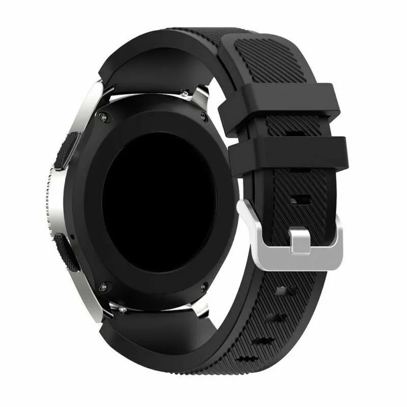 Coros Apex 42mm Twill Silicone Strap (Black)