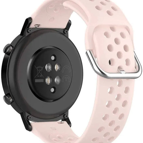 Bracelet silicone respirant OnePlus Watch 4 - 47mm (rose)