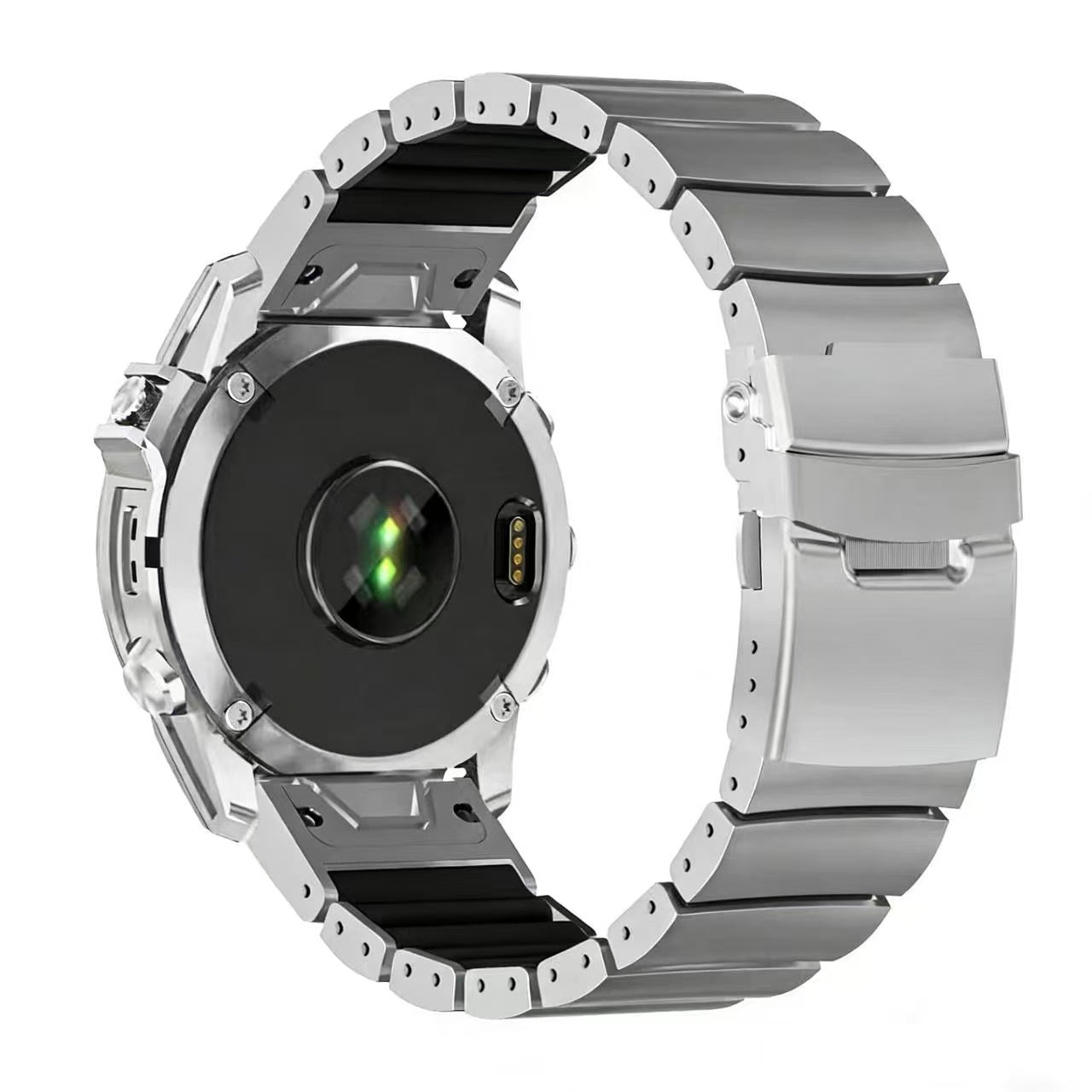 Bracelet titane hybride Garmin Tactix 7 Pro (argent)