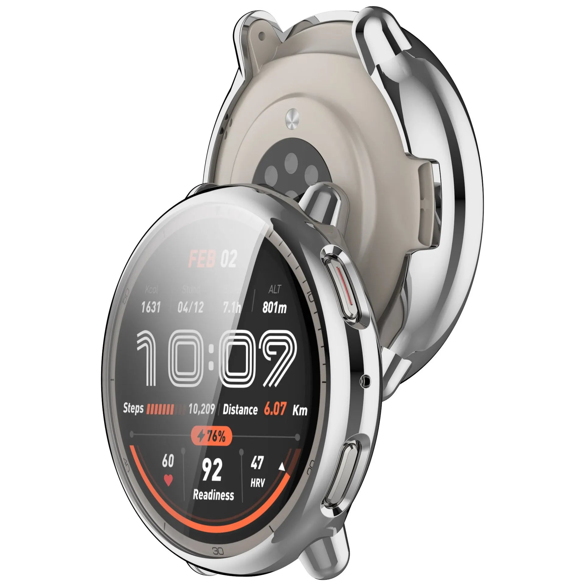 Coque de TPU Amazfit Active 2 (argent)