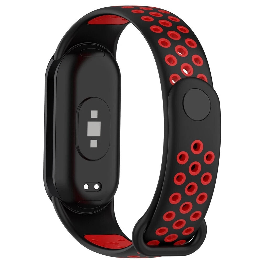 Bracelet sport Xiaomi Smart Band 10 (noir/rouge)