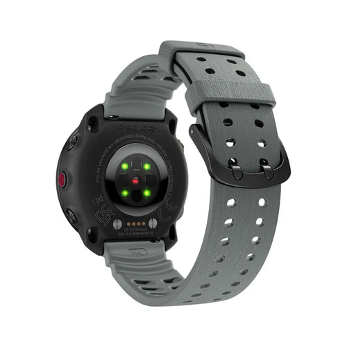 Bracelet silicone grain Polar Grit X (gris foncé)