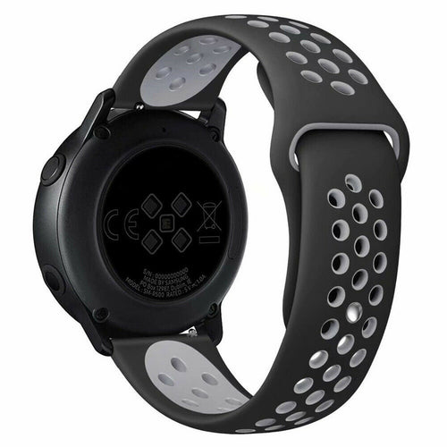 Bracelet sport Withings Steel HR Sport (noir/gris)