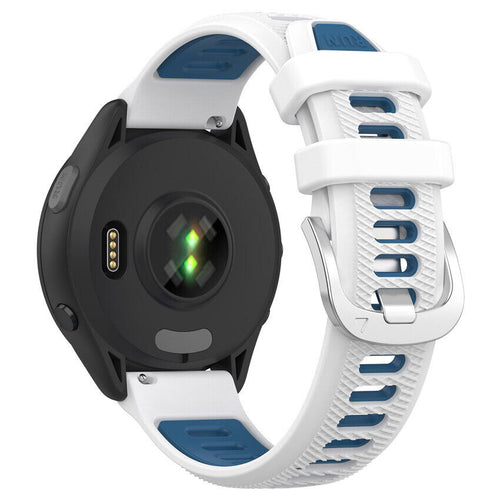 Garmin  Forerunner 645 Sport Buckle Strap (White/Blue)