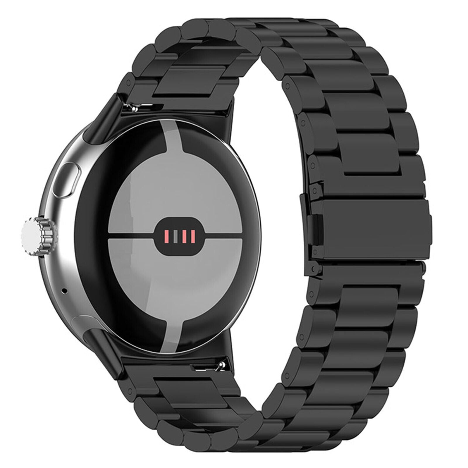 Bracelet acier Google Pixel Watch 4 - 45mm (noir)