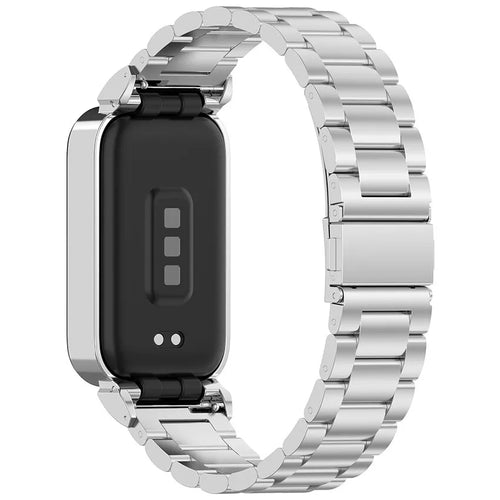Bracelet acier Xiaomi Smart Band 9 Active (argent)