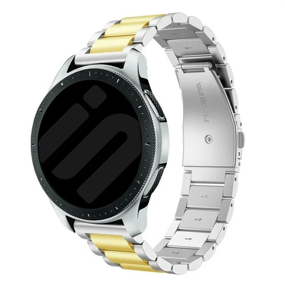 Bracelet acier Amazfit GTR Mini (argent/or)