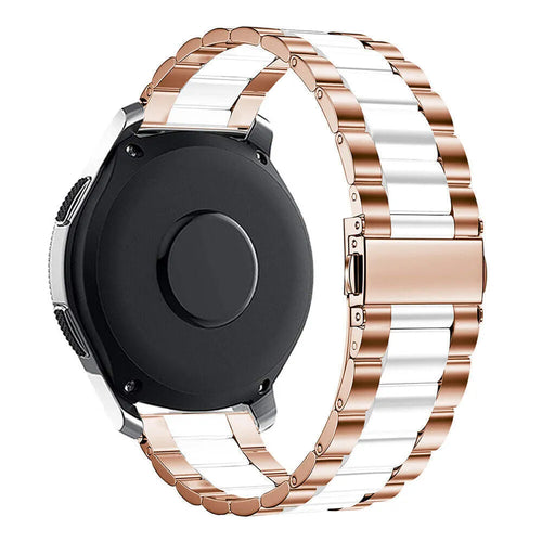 Bracelet acier Amazfit Bip U (Pro) (rose or/blanc)