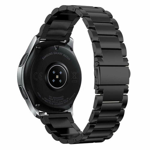 Bracelet acier Garmin Vivoactive 4 (noir)