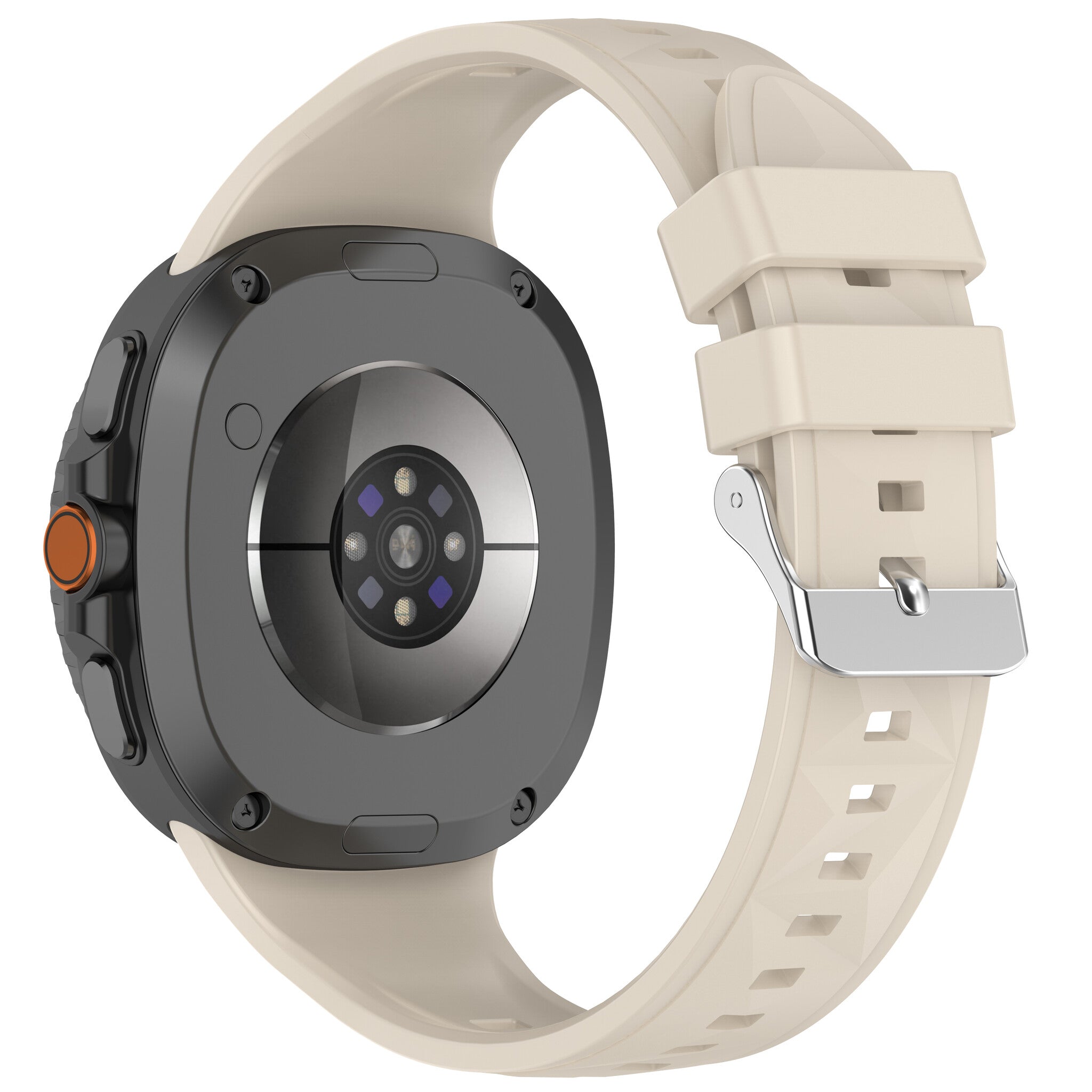 Bracelet silicone Diamant Samsung Galaxy Watch 8 - 44mm (lumière stellaire)