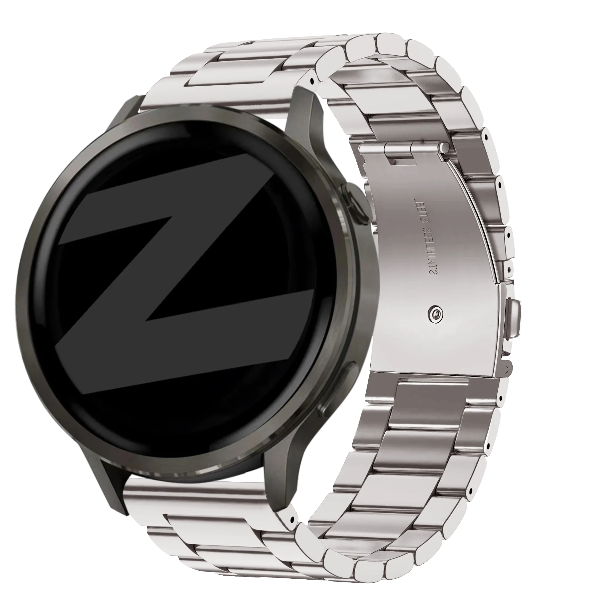 Bandz Bracelet acier 'Classic' Garmin Forerunner 265s (lumière stellaire)