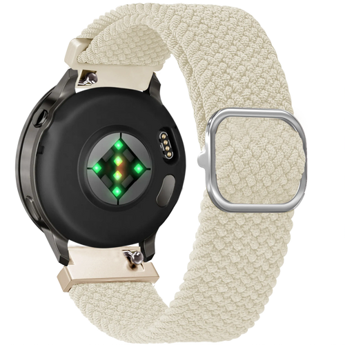 Bandz Garmin Venu 3s Adjustable Braided Strap (Starlight)