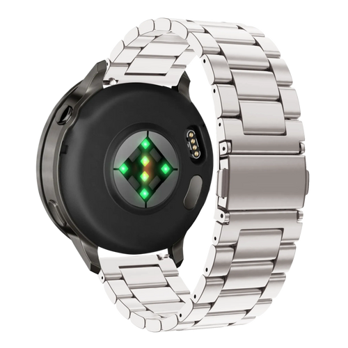 Bandz Bracelet acier 'Classic' Garmin Approach S42 (lumière stellaire)
