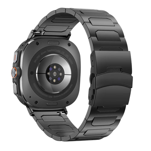 Bandz Bracelet titane Samsung Galaxy Watch Ultra 'Deluxe' (noir)