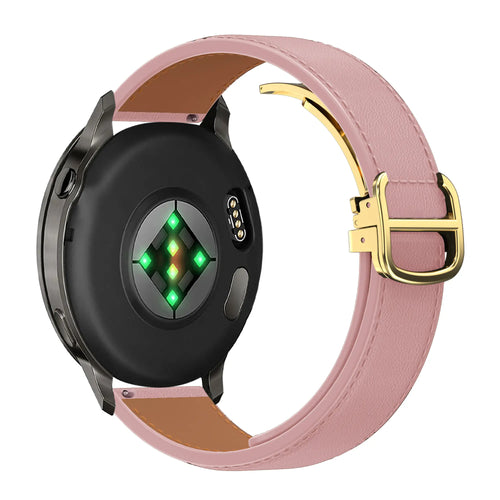 Bandz Amazfit Cheetah 2 Pro Leather Strap 'D-Type' (Pink)
