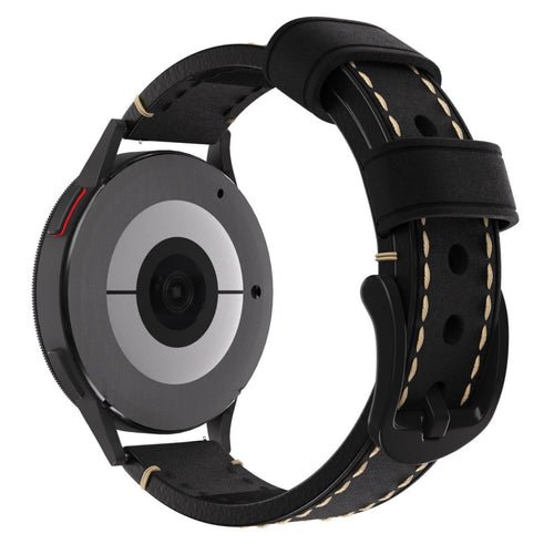 Bracelet cuir genuina Huawei Watch GT 4 - 41mm (noir)