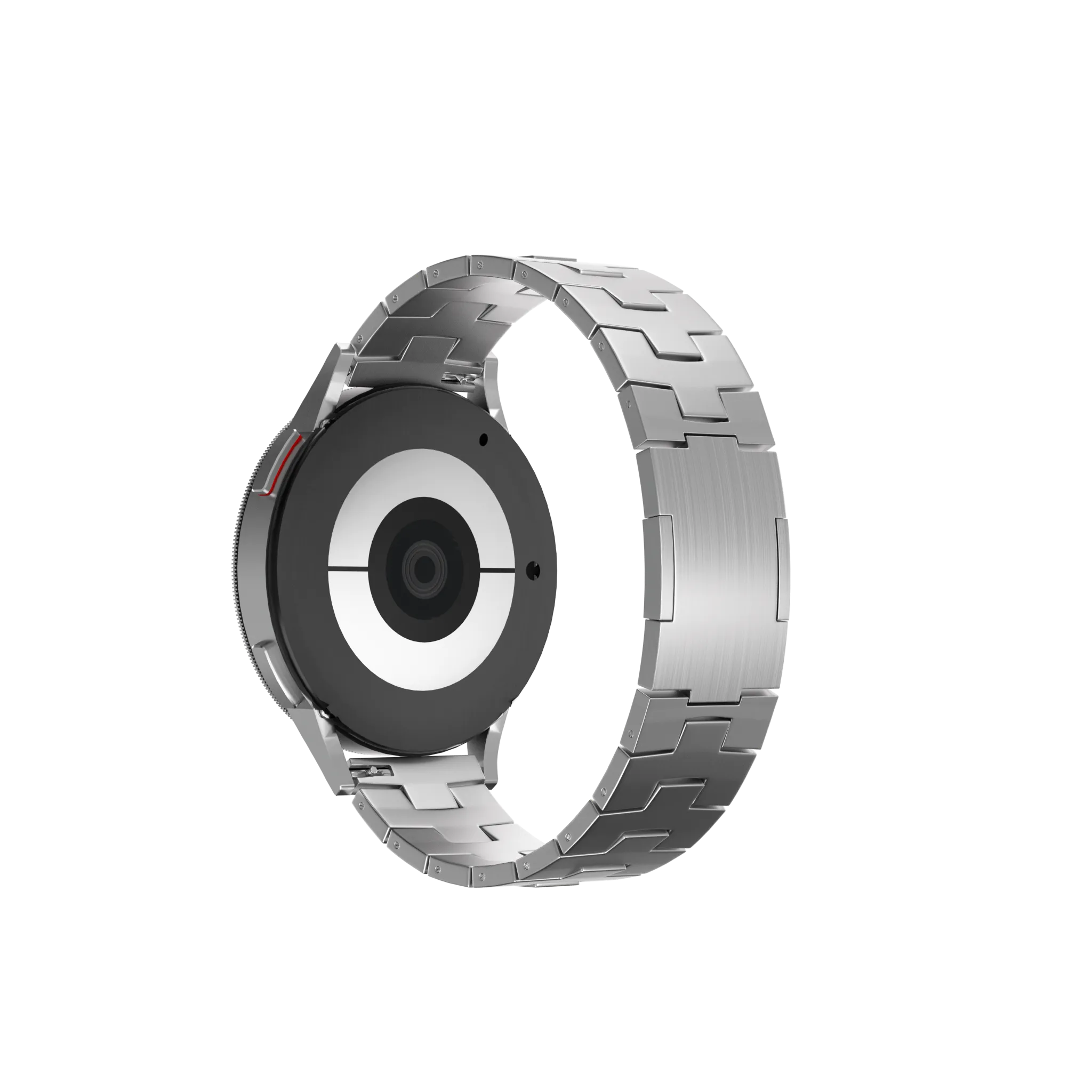 Suunto Vertical 2 Titanium Grain Strap (Flat Buckle) (Silver)