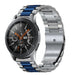 Bracelet acier Samsung Galaxy Watch 46mm (argent/bleu)