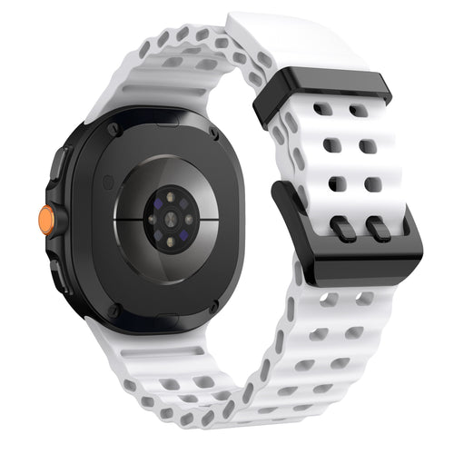 Samsung Galaxy Watch 9 - 44mm Ocean Strap (White)