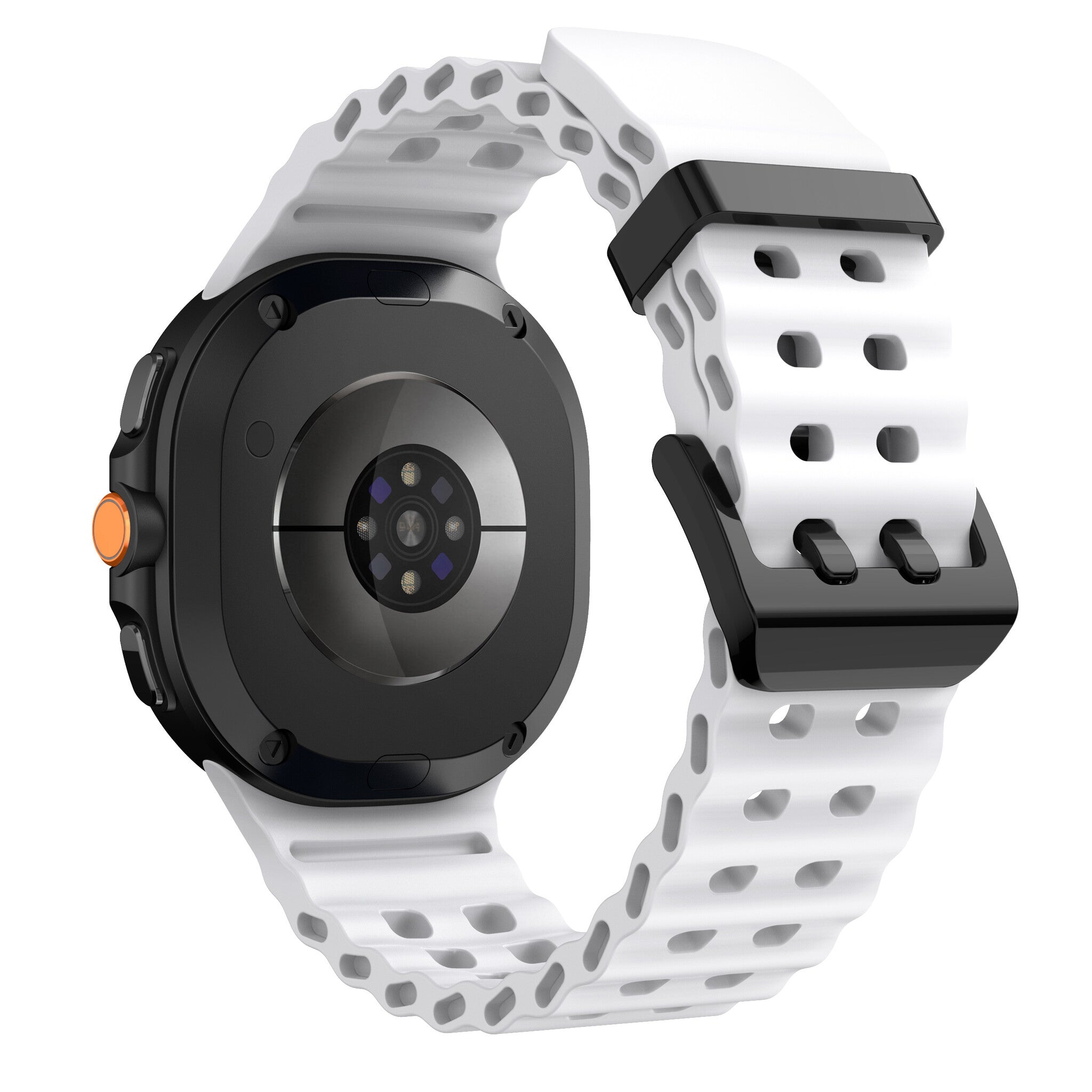 Samsung Galaxy Watch 9 - 44mm Ocean Strap (White)