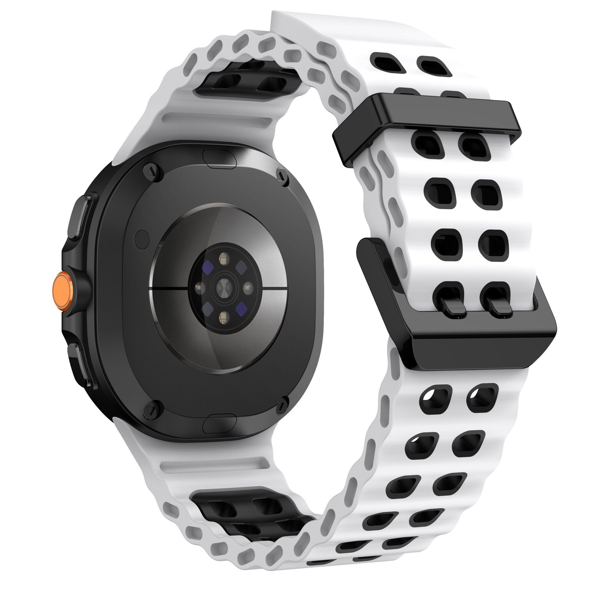 Bracelet Ocean Samsung Galaxy Watch 9 - 44mm (blanc/noir)