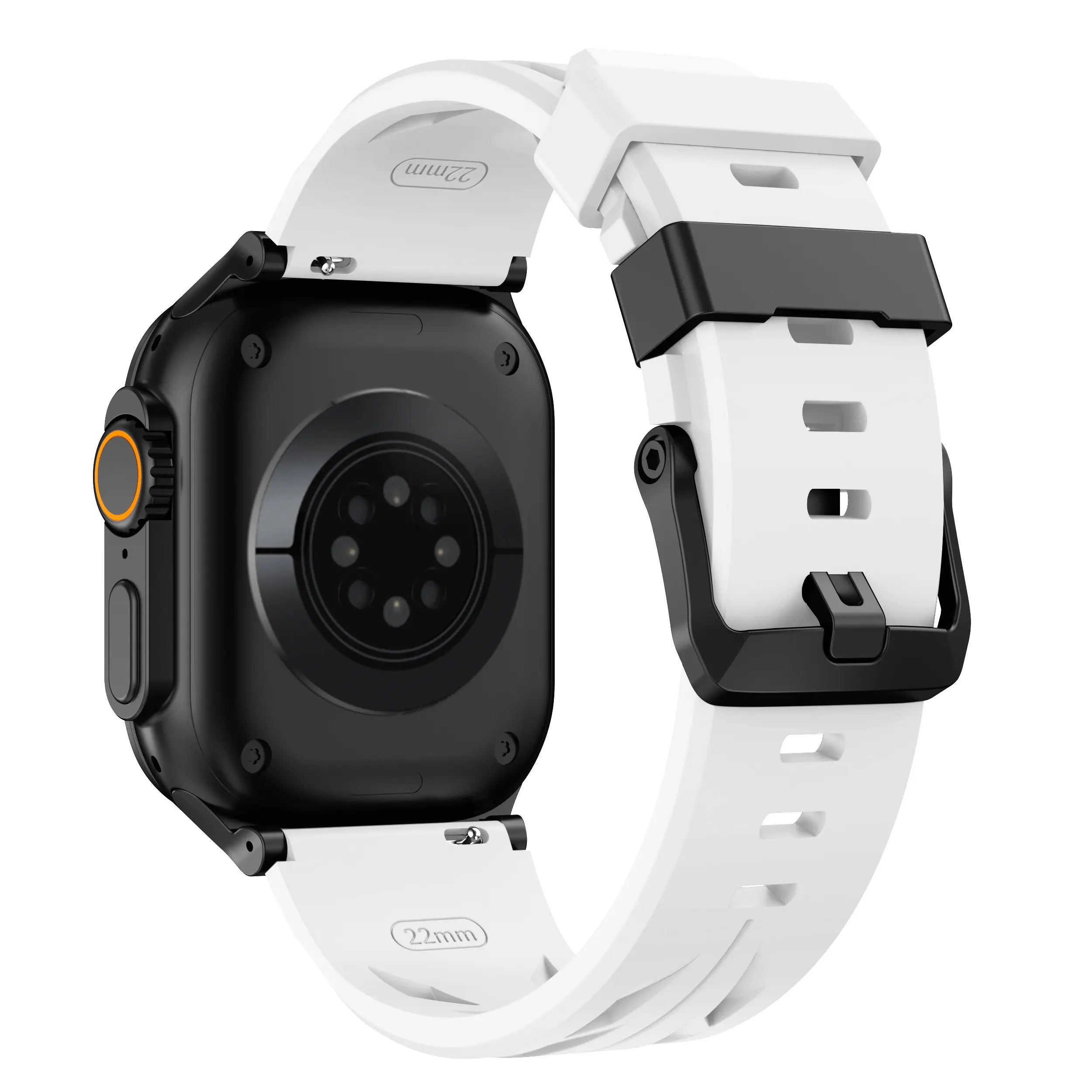 Apple Watch Race Silicone Strap (White)