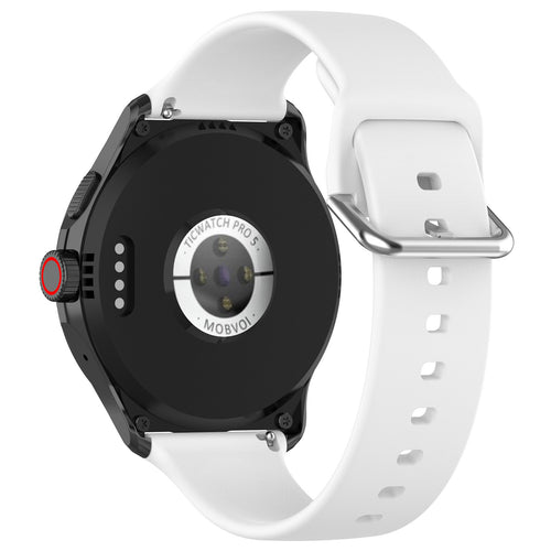 Coros Apex 4 - 46mm Silicone Buckle Strap (White)