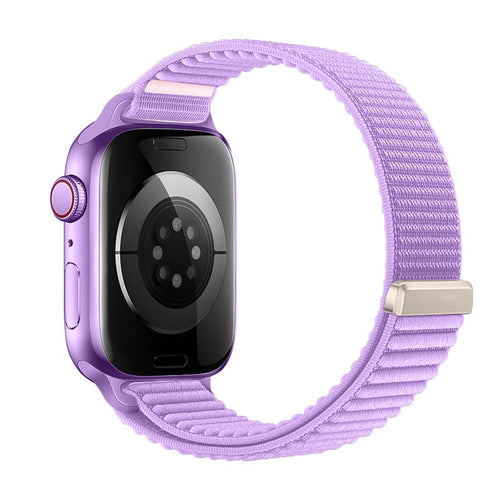 Bracelet nylon ondulé Apple Watch Ultra (violet)