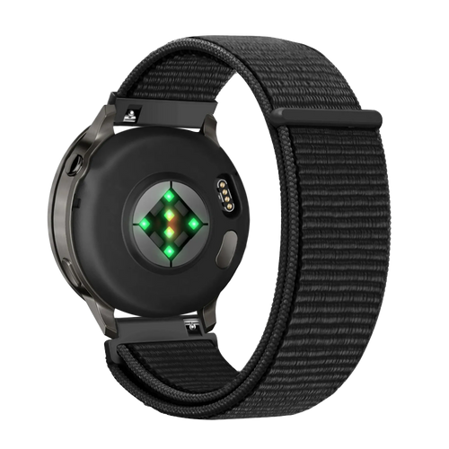 Bandz Garmin Forerunner 255s Nylon Loop Strap (Black)