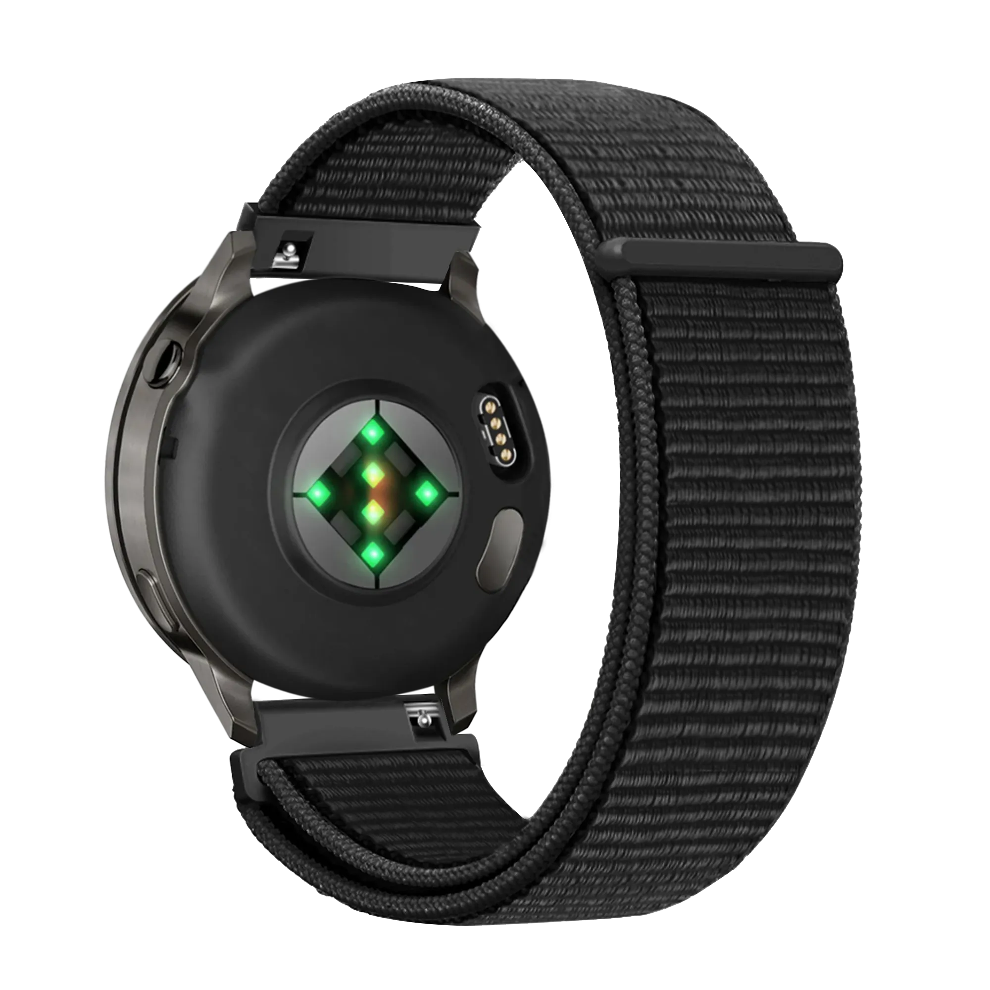 Bandz Bracelet nylon à boucle Garmin D2 Air X15 (noir)
