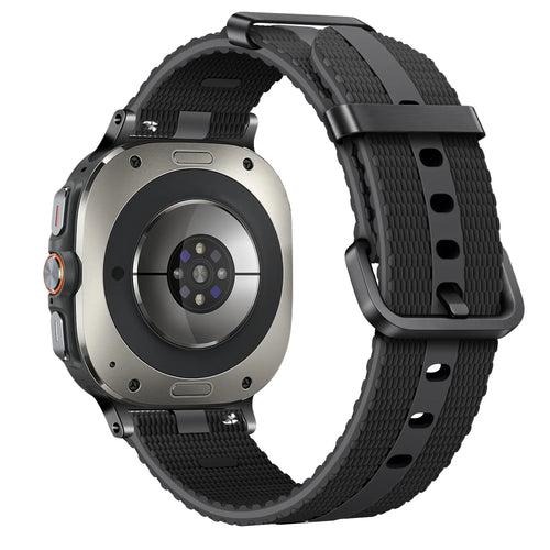 Bracelet active silicone Samsung Galaxy Watch Ultra (noir)