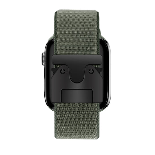 Bandz Bracelet nylon 'Classic' boucle en P Apple Watch Ultra (vert militaire)