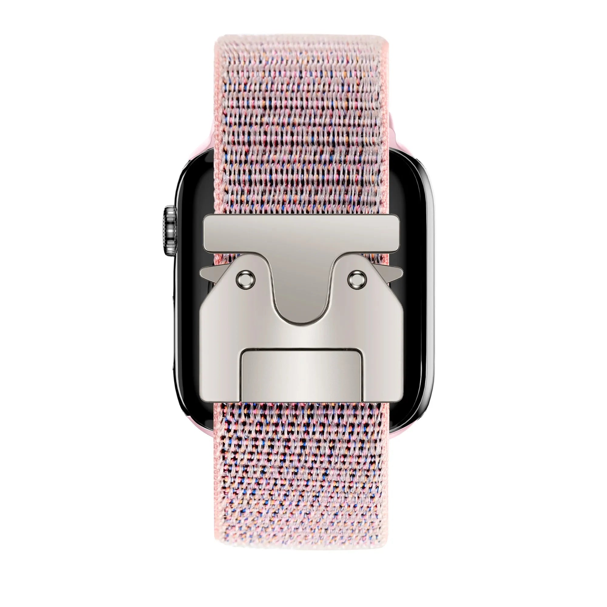 Bandz Bracelet nylon 'Classique' avec P-buckle Apple Watch (sable rose)