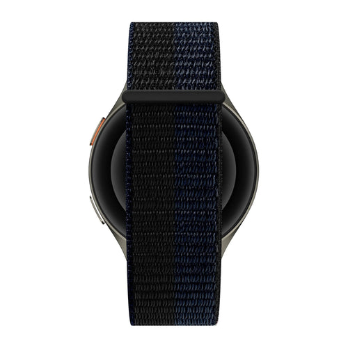 Bandz OnePlus Watch 3 Nylon Strap 'Easy Fit' (Black/Blue)