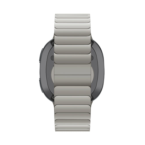 Bandz Samsung Galaxy Watch 9 - 44mm Steel Strap 'One Bead' (Titanium)