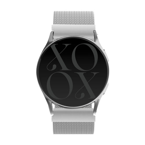 xoxo Wildhearts Huawei Watch GT 3 Pro 43mm Milanese Strap (Silver)