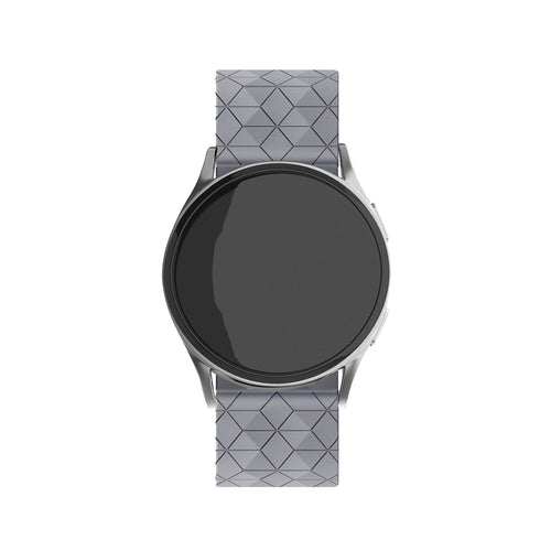Bracelet silicone 'Hexa' Amazfit Cheetah (Pro) (gris)