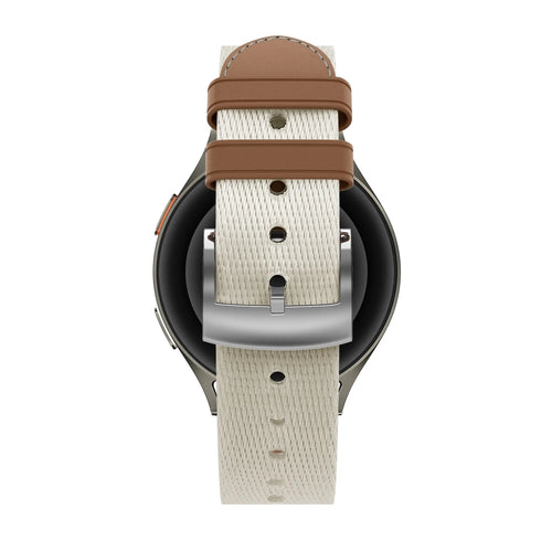 Bandz Bracelet cuir 'Hybrid' 'Easy Fit' ICE Smart 3.0 Round 1.20 (beige/marron)