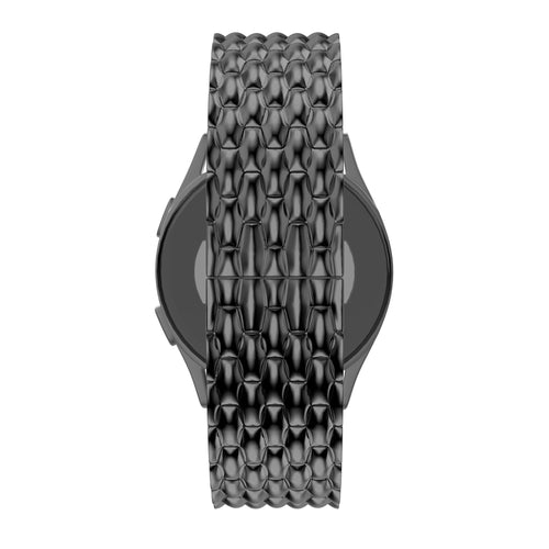Bandz Huawei Watch GT 5 - 46mm Steel Strap 'Dragon' (Black)