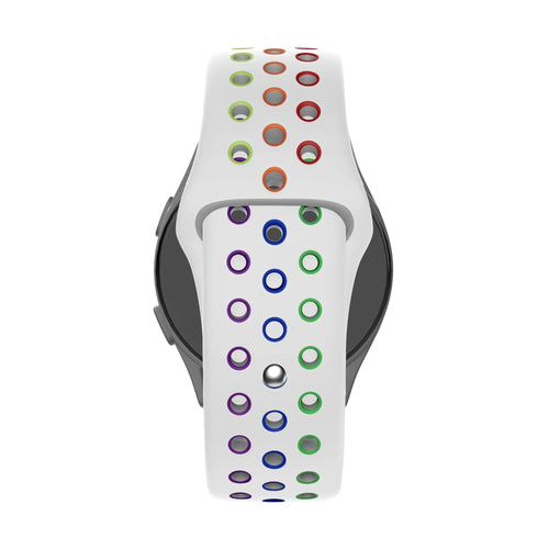 Bandz Bracelet sport 'Deluxe' Coros Apex 2 (blanc/arc-en-ciel)