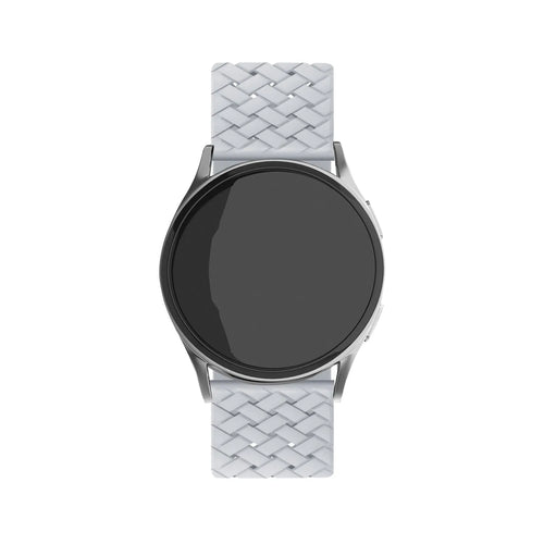 Bracelet silicone tressé Coros Apex 42mm (gris)