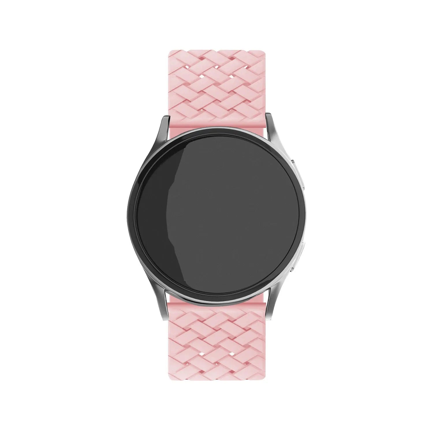 Bracelet silicone tressé Amazfit GTR Mini (rose)