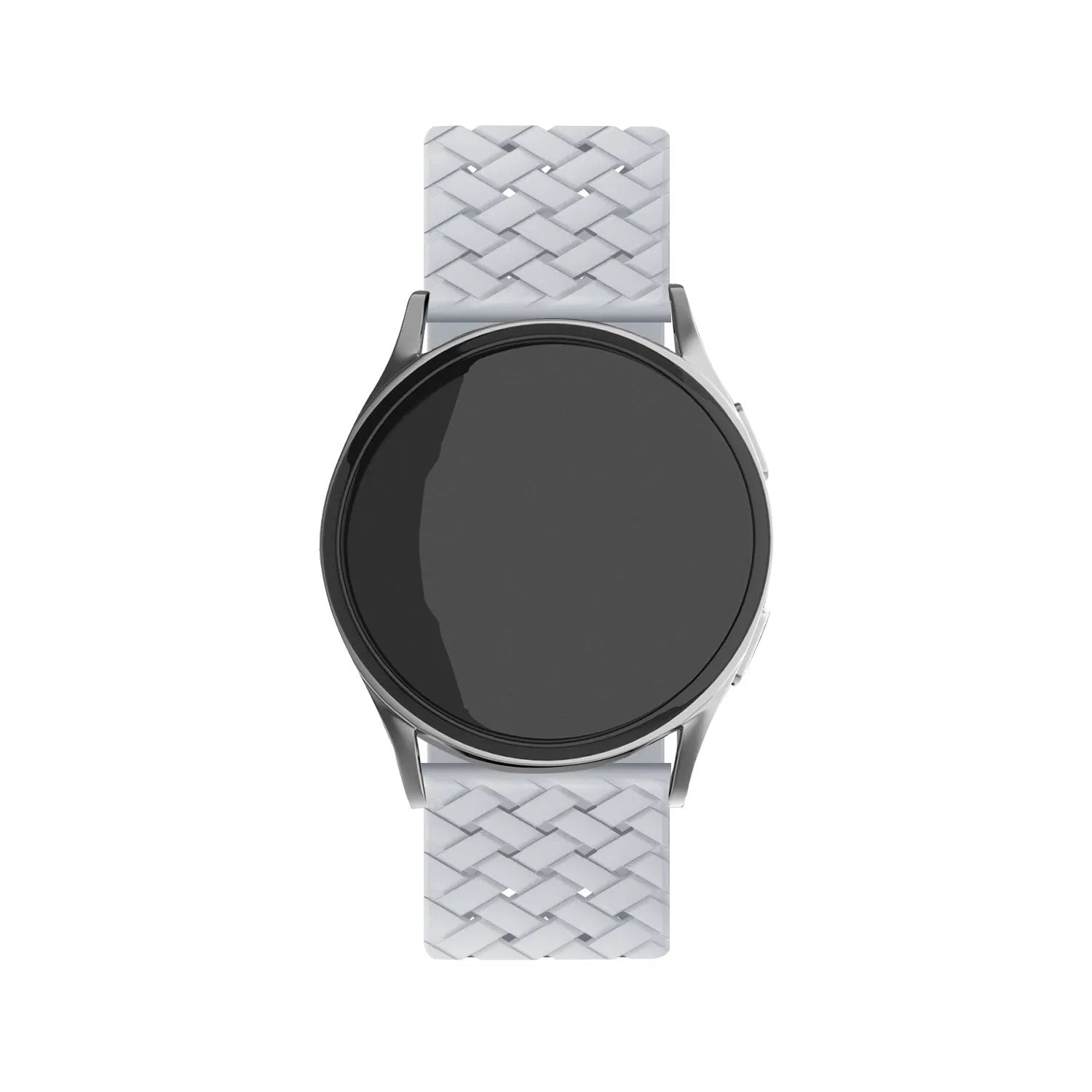 Bracelet silicone tressé Amazfit GTR Mini (gris)
