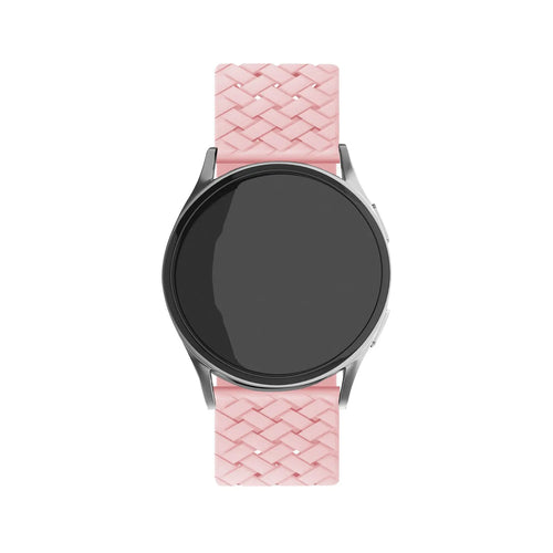 Bracelet silicone tressé Amazfit Active (rose)