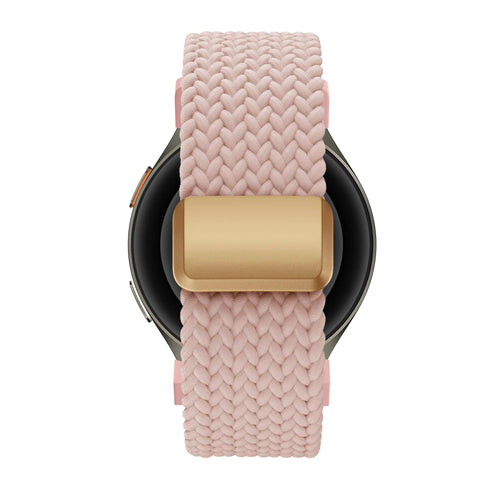 Bandz Bracelet trensé 'Easy Fit' Samsung Galaxy Watch 4 Classic 46mm (rose)