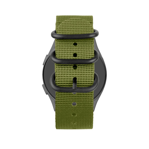 Bandz Garmin Venu Buckled Nylon Strap (Green)